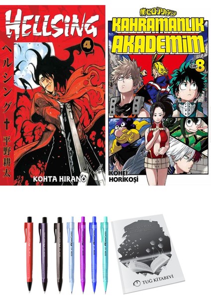 Hellsing 4 ve Kahramanlık Akademim 8 2li Set