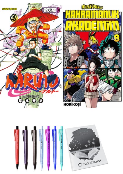 Naruto 12 ve Kahramanlık Akademim 8 2li Set