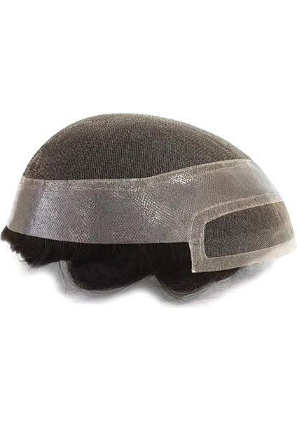 DP7467 Hollywood Protez Saç Erkekler İçin Protez Saç - Toupee For Men 30 mm - Doğal Dalgalı İnsan Saçı - Remy Saç - %130 Saç Yoğunluklu Saç Değiştirme Sistemi