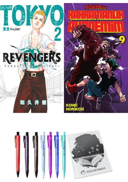 Tokyo Revengers 2 ve Kahramanlık Akademim 9 2li Set