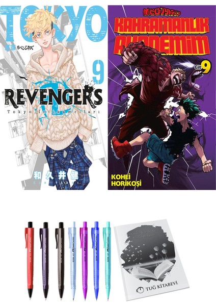 Tokyo Revengers 9 ve Kahramanlık Akademim 9 2li Set