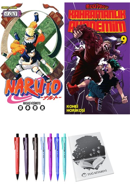 Naruto 17 ve Kahramanlık Akademim 9 2li Set