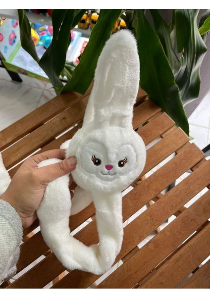 Stellalou Kulakları Hareket Eden Sesli Tavşan Peluş Kulaklık Taç