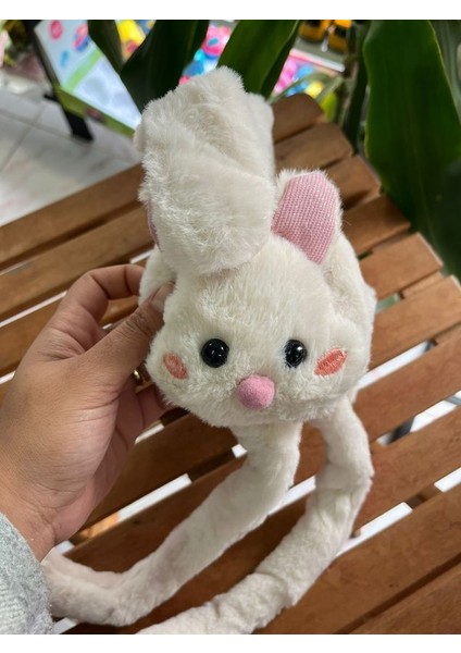 Kulakları Hareket Eden Sesli Fare Peluş Kulaklık Taç