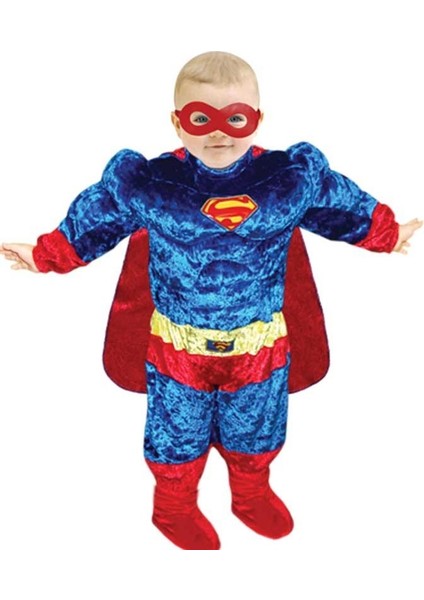 Bebek Superman Kostümü Kaslı