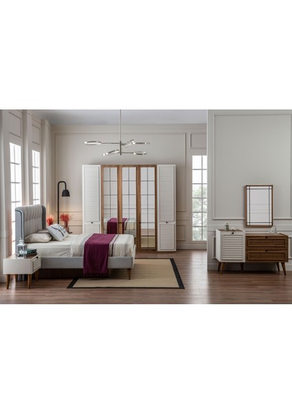 Vron Ett 5 Kapılı Yatak Odası Takımı