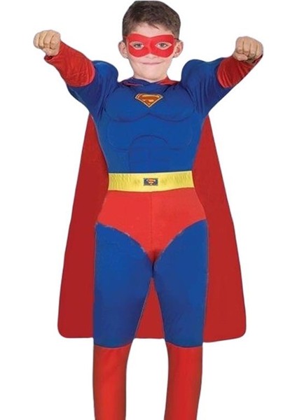 Superman Kostümü Kaslı