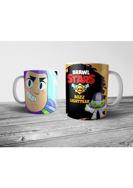 Brawl Stars Buzz Lightyear Kupa Bardak Model 1