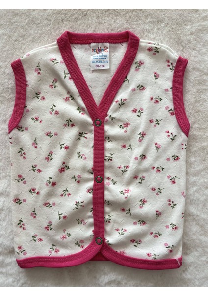 Çiçekli Transfer Yelek
