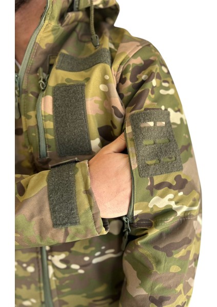 Softshell Soğuk Iklim Kamuflaj Mont Pantolon Takım - M modelleri