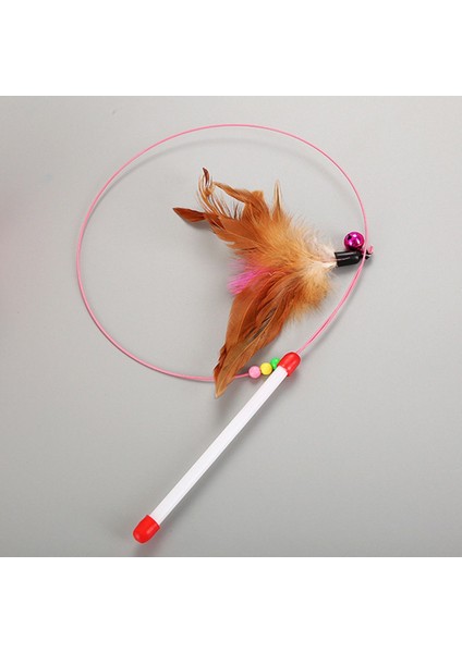 Tüylü Zilli Kedi Oltası 90 cm