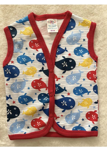 Balıklı Penye Yelek