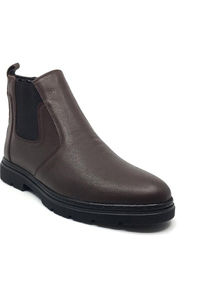 Taşpınar Baykara %100 Hakiki Deri Erkek Günlük Kışlık Rahat Klasik Chealse Bot Büyük Numara 45-46-47