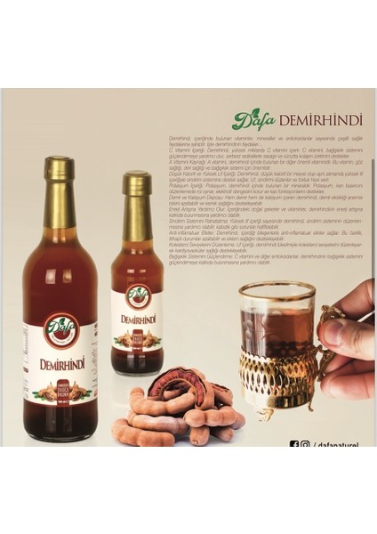 Demirhindi Suyu 750 ml