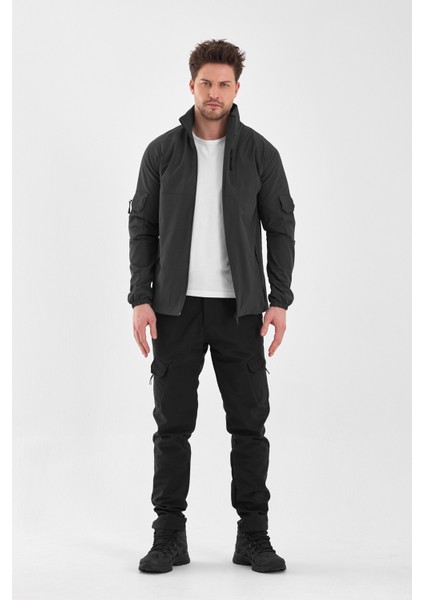 Outdoor Çok Cepli Taktik Likralı Erkek Mevsimlik Mont modelleri