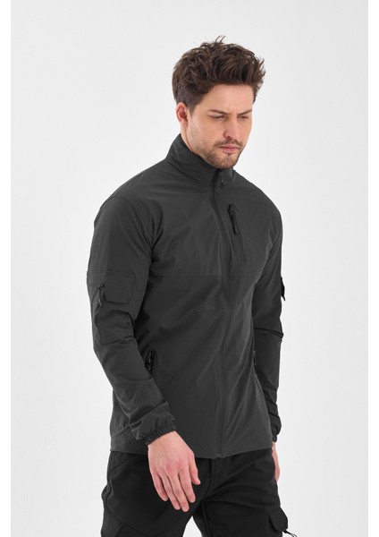 Outdoor Çok Cepli Taktik Likralı Erkek Mevsimlik Mont fırsatları