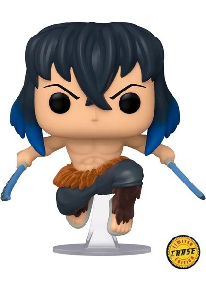 Pop! Animamtion Demon Slayer - Inosuke Hashibira (Flocked Chase) #875 Figür