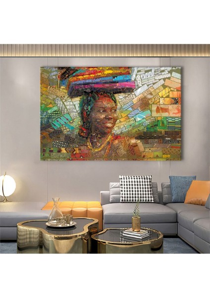 120x80 Cm Grafiti Duvar Resmi Kanvas Tablo
