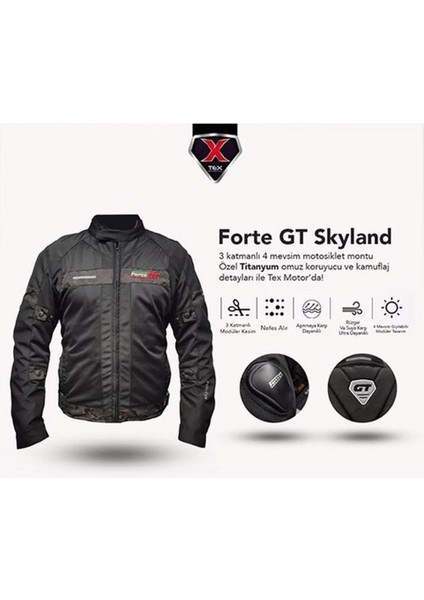 Skyland 3 Katmanlı 4 Mevsim Motosiklet Montu fırsatları