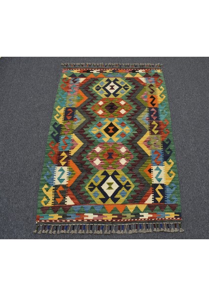 Yeni El Dokuma Rengarenk Cerit Yörükleri Meşhed Iran Yün Kilim 5393 indirimleri