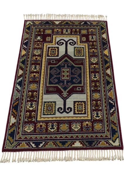 Yeni El Dokuma Şaheser Otantik Iran Acem Yün Halı 5391