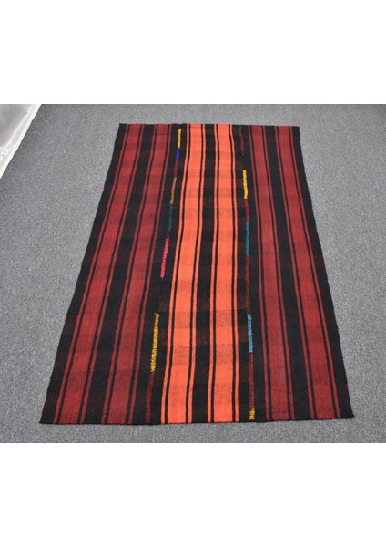 El Dokuma Ender Ekoseli Sofra Perde Şal Yün Kilim 5376