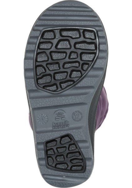 Mor - Siyah Kız Çocuk Kar Botu NF4996C-SNOWCOZY