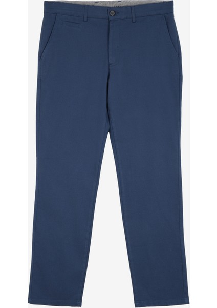 Normal Bel Comfort Fit Indigo Erkek Pantolon ACE012510182_PANTOLON Yan Cep