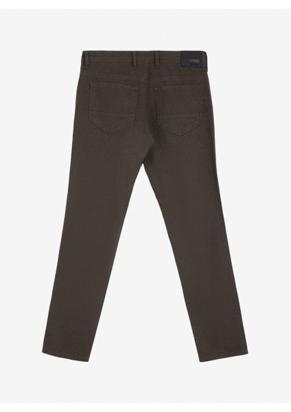Normal Bel Slim Fit Haki Erkek Pantolon BBE012510175_PANTOLON 5 Cep Parca B fiyatları