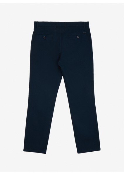 Normal Bel Comfort Fit Lacivert Erkek Pantolon ACE012510182_PANTOLON Yan Cep