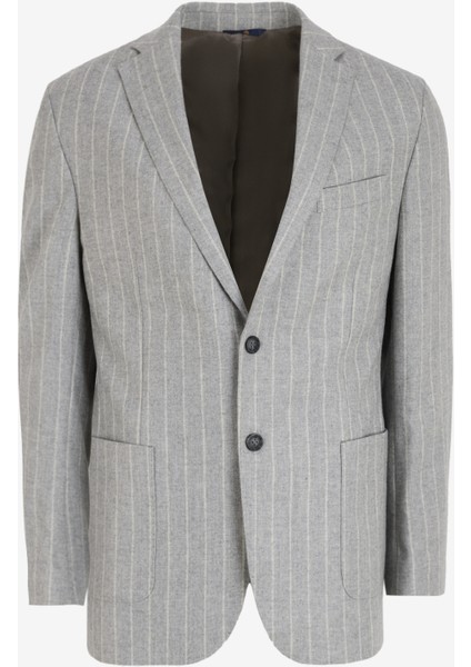 Normal Bel Slim Fit Gri Erkek Takım Elbise BBFW24MSU009