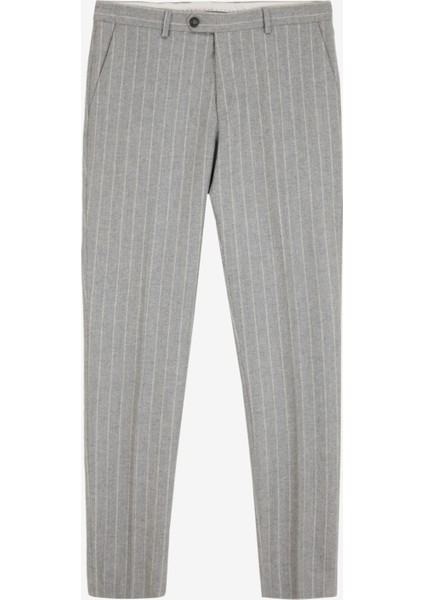 Normal Bel Slim Fit Gri Erkek Takım Elbise BBFW24MSU009
