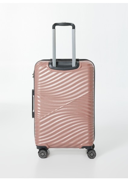 Nasa U.s Pembe Çekçekli Sert Valiz Nasa U.s Sahara Rose Orta modelleri