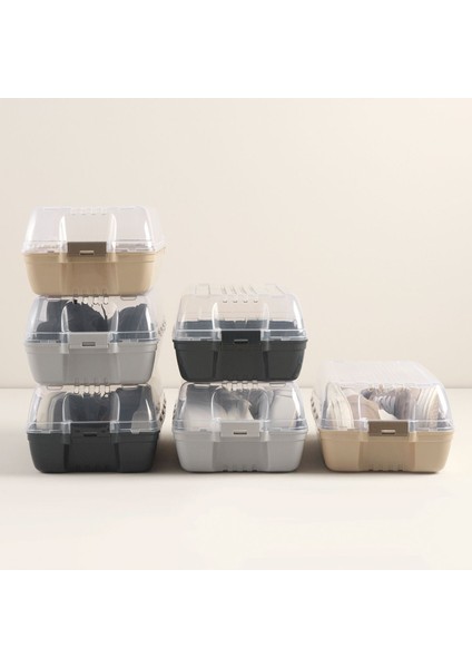Dünya Plastik Erkek Ayakkabı Kutusu Kilitli Erkek Ayakkabı Kutusu