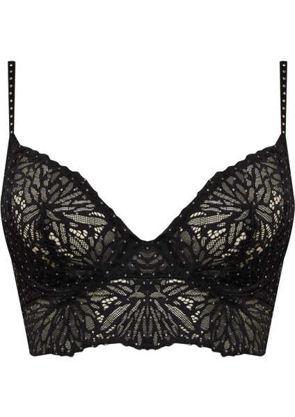 Fall in Love Dantelli Telli Siyah Bra D6440AX24WN