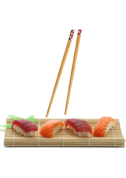 1 Çift Bambu Desenli Yıkanabilir Noodle Çubuğu , Kore Çin Bambu Chopsticks Yemek Çubuğu Sunum