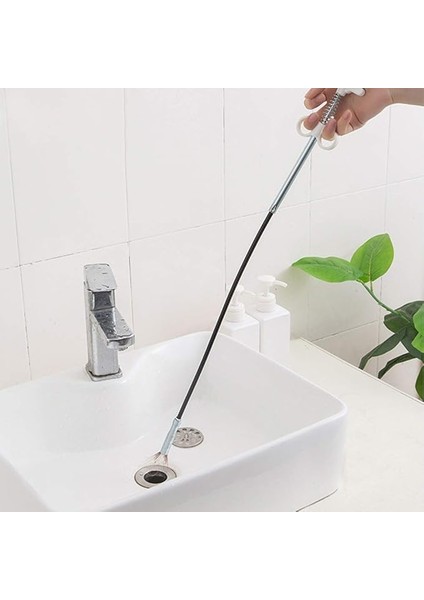 Kıskaçlı Tıkalı Lavabo ve Gider Boruları Açma Teli