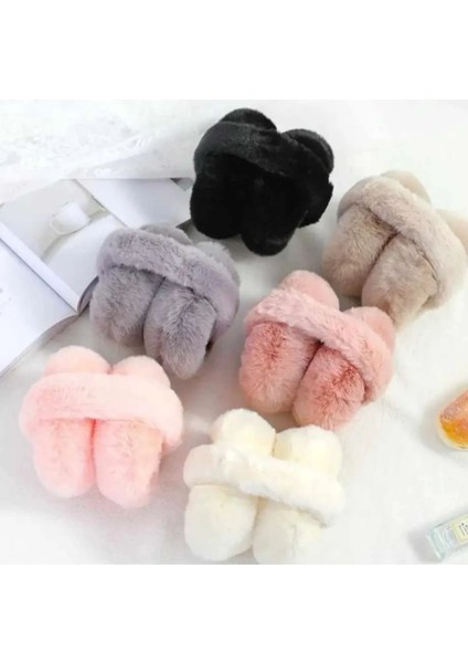 Peluş Katlanabilir Kulaklık Renk Belirtiniz - Soğuktan Koruyucu Kulaklık