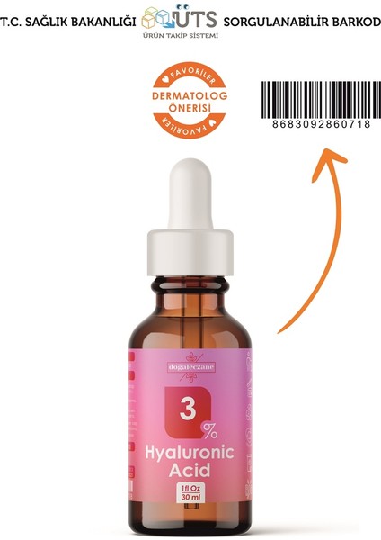 Hyaluronik Asit %3 Yoğun Nemlendirici Kırışık Serumu 90 ml modelleri