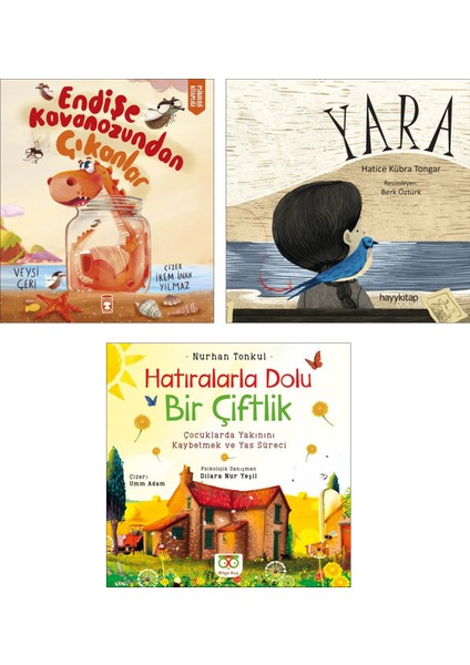 Endişe Kavanozundan Çıkanlar - Yâra - Hatıralarla Dolu Bir Çiftlik 3 Kitap
