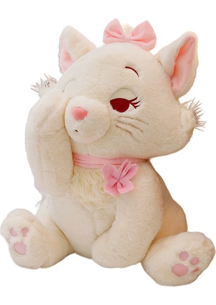 Sevimli Sakura Kedi Kız Kız Çiçek Kedi 52CM Peluş Oyuncak (Yurt Dışından)