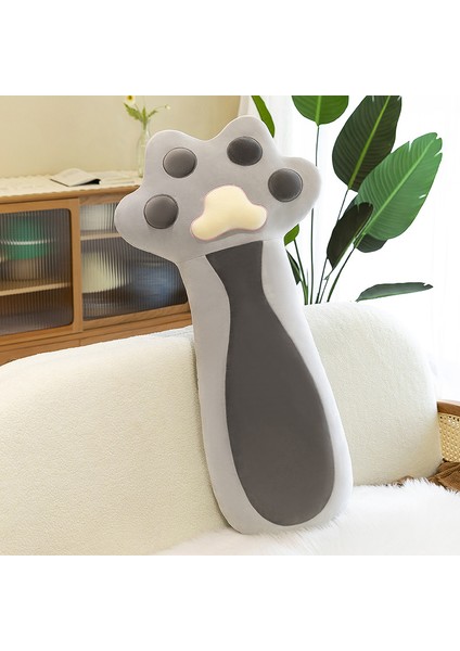 Sevimli Kedi Pençe Tanrıça Uyuyan Bacak Süper Yumuşak Uzun Şerit 110 cm Peluş Oyuncak (Yurt Dışından)