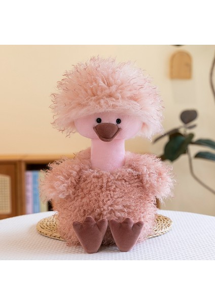 Uzun Saçlı Dundun Ördeği Küçük Sarı Ördek Arkadaşı 45CM Peluş Oyuncak (Yurt Dışından)