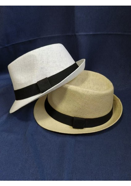 Gündelik Moda Silindir Şapka Erkek Hasır Şapka Güneş Şapkası (Yurt Dışından) fırsatları