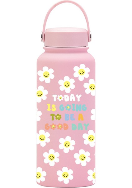 1000ML Büyük Kapasiteli Spor Matara Termos Bardak Y464 (Yurt Dışından)