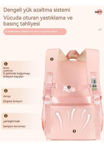 Bayan Lise Kolej Öğrencisi Renk Sişi Moda Büyük Kapasiteli Sırt Çantası Iki Parçalı Takım D521 (Yurt Dışından) fırsatları