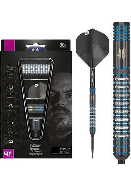 Adrian Lewis Black % 90 Tungsten Sp Çelik Uçlu Dart Oku