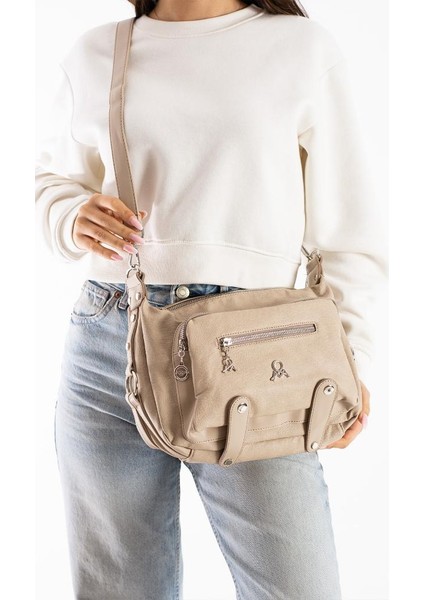 Kadın Postacı Çanta Çapraz Askılı Vegan Deri Omuz Çantası 32*22 cm Suni Deri Mega Bag modelleri