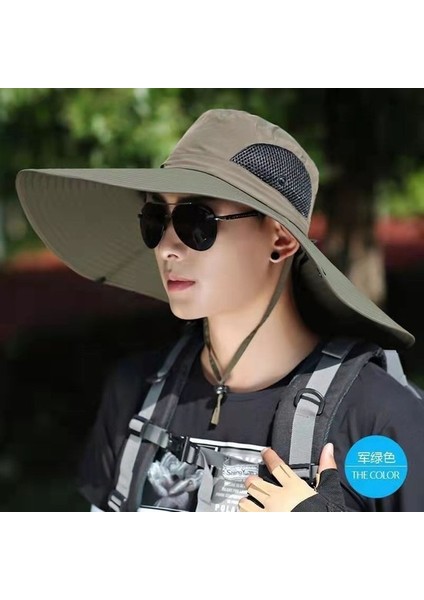 Erkek Güneş Şapkası - Kahverengi (Yurt Dışından)