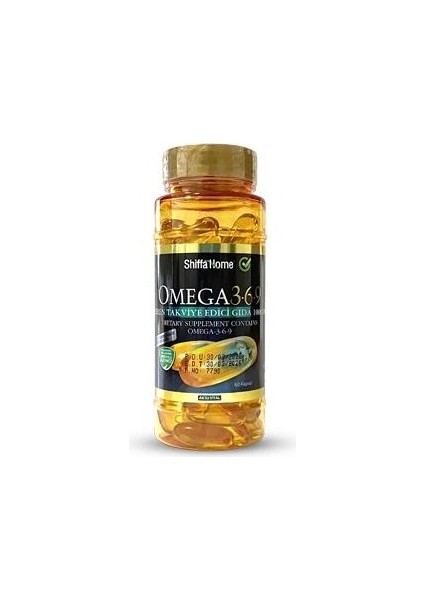 Shiffa Home Omega 3-6-9 1000 mg 60 Kapsül